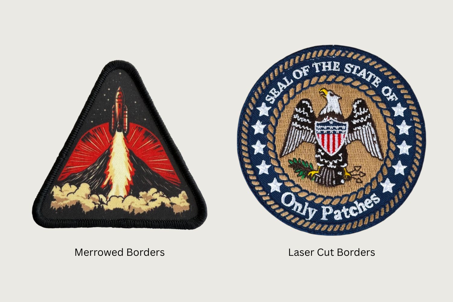 Patch Edges 101: Merrowed vs Laser-Cut