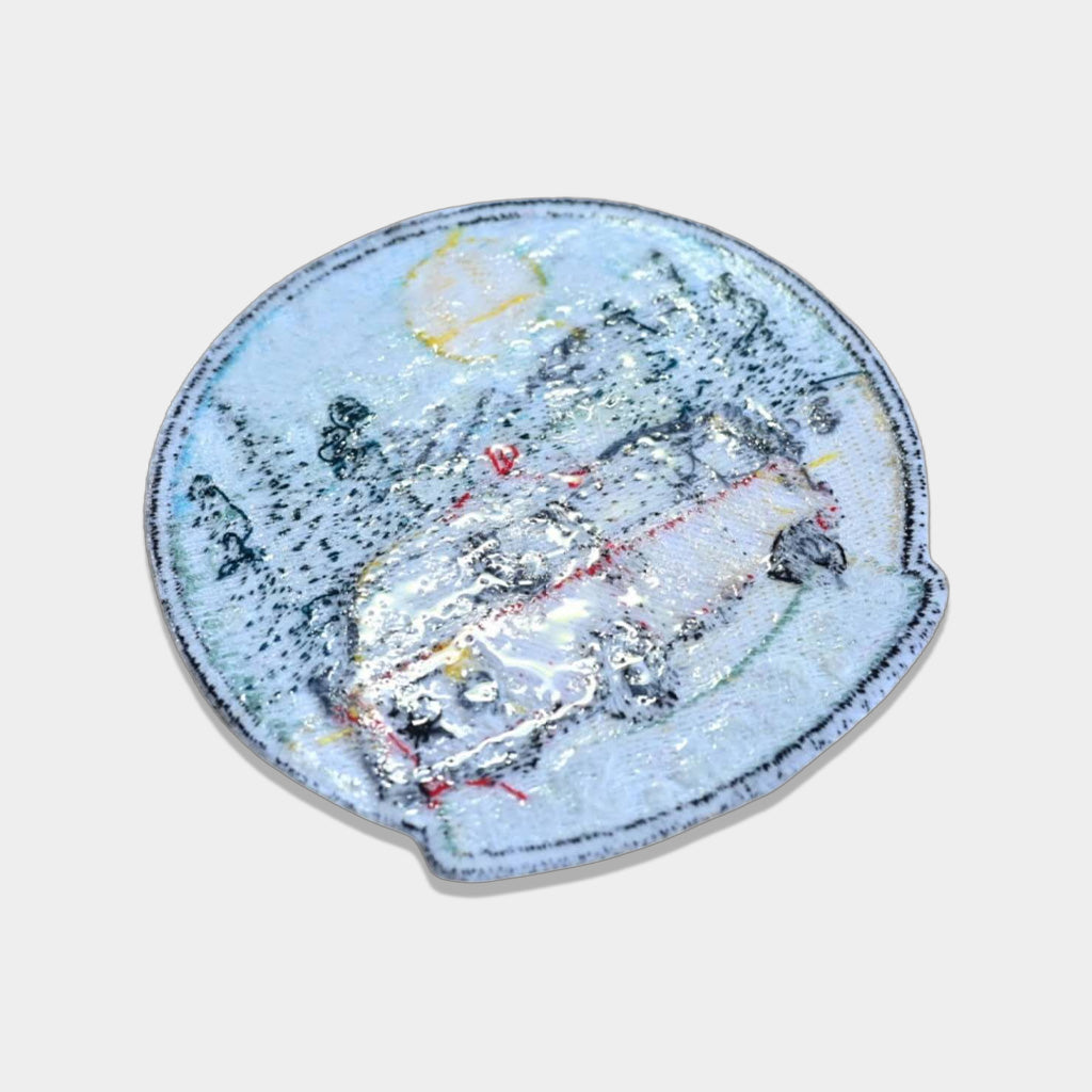 Iron-On Easy application with heat, perfect for a quick and secure attachment.